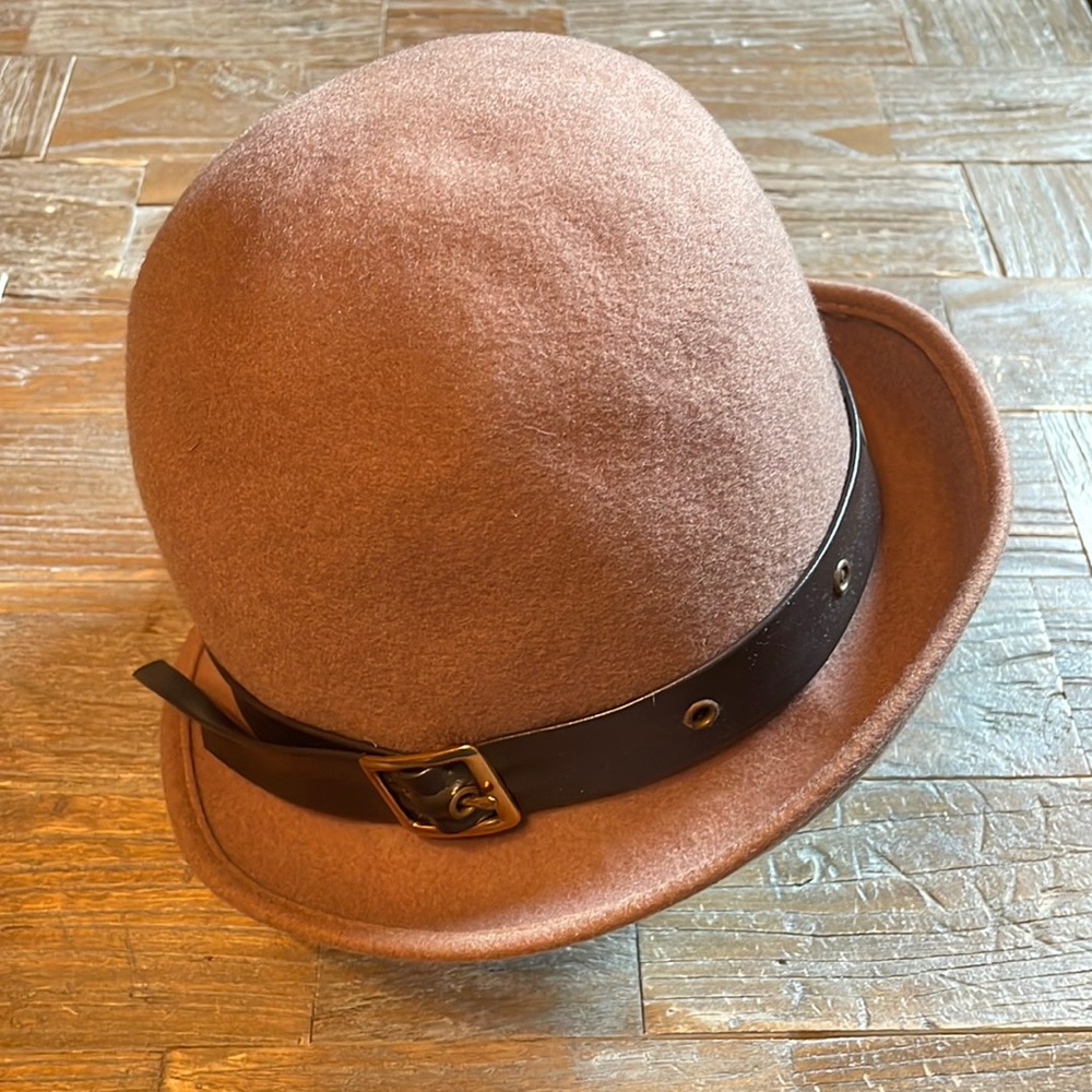 Vintage Henry Pollak New York Wool Bowler Hat🖤